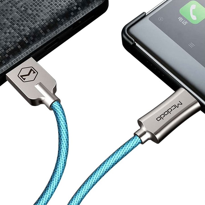 Mcdodo Knight datový kabel USB-C, 1.5m, modrá_1922515758