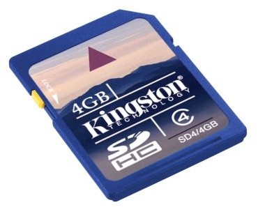 Kingston SDHC 4GB Class 4_1340818829