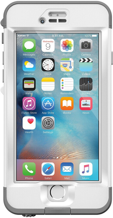 LifeProof Nüüd pouzdro pro iPhone 6s Plus, odolné, bílo-šedá_621589532