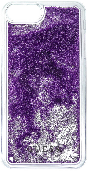 Guess Liquid Glitter Hard Triangle Purple pouzdro pro iPhone 7_2136711075