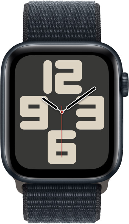 Apple Watch SE 2023, Cellular, 44mm, Midnight, Midnight Sport Loop_863644758