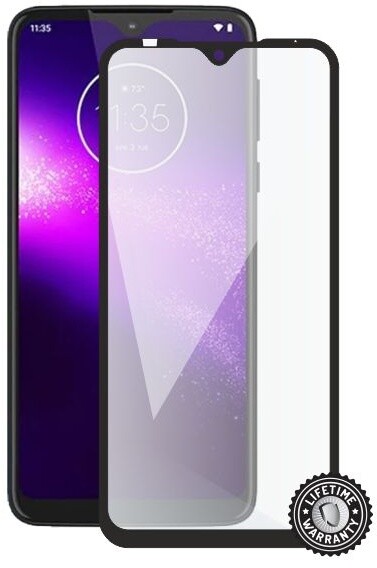 Screenshield ochrana displeje Tempered Glass pro Motorola One Marco XT2016, full cover, černá_2029523305