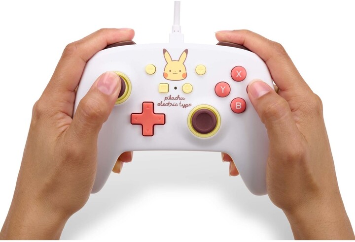 PowerA Enhanced Wired Controller, Pikachu Electric Type, (SWITCH)_240370221