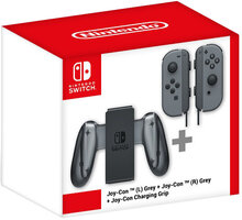 Nintendo Joy-Con (pár), šedý (SWITCH) + Charging grip_1251386213