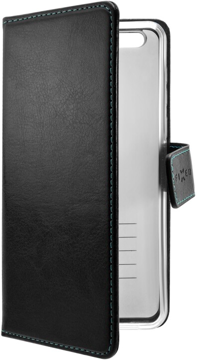 FIXED flipové pouzdro Opus pro Motorola E6s (2020), černá