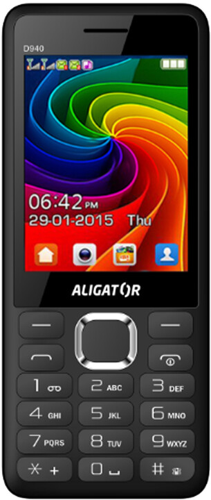 Aligator D940, Dual SIM, Black_1119318800