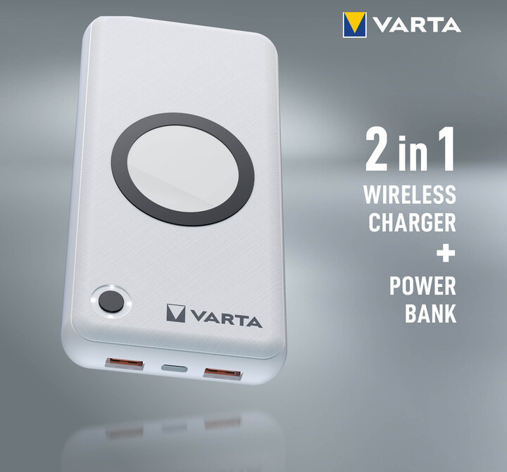 VARTA bezdrátová powerbanka Portable Wireless, 20000mAh_2115427444