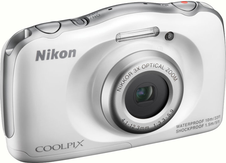 Nikon Coolpix S33, bílá + Backpack kit_1517285728