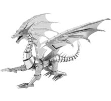Stavebnice ICONX Silver Dragon, kovová