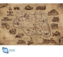Plakát Skyrim - Illustrated Map (91.5x61)_1833702421