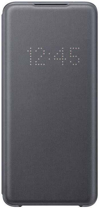 Samsung flipové pouzdro LED View pro Galaxy S20 Ultra, šedá_1974543001
