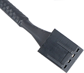 Akasa prodlužovací kabel 4PIN konektory pro PWM a 3pin ventilátoru, 30 cm_1479626244
