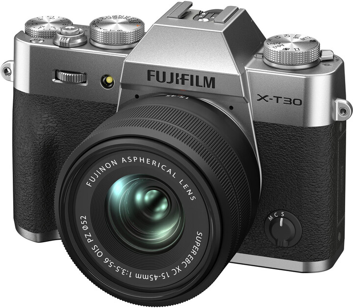 Fujifilm X-T30 II, stříbrná + objektiv XC 15-45mm, F3.5-5.6 OIS PZ