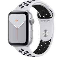 Apple Watch Nike Series 5 GPS, 44mm Silver Aluminium Case with Pure Platinum/Black Nike Sport Band_169713710