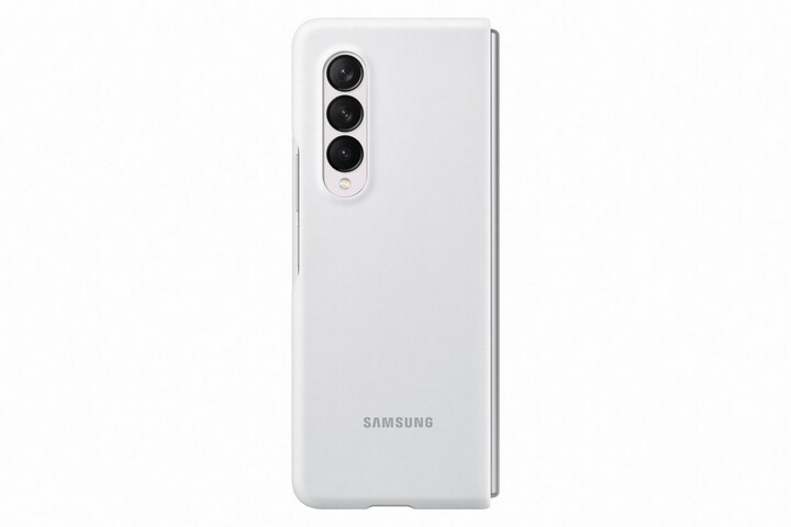 Samsung silikonový zadní kryt pro Galaxy Z Fold3, bílá_1370739385