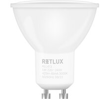 Retlux žárovka RLL 413, LED, GU10, 5W, teplá bílá 50005749