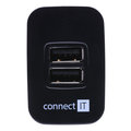 CONNECT IT CI-463, nabíjecí adaptér, 2x USB_876840782