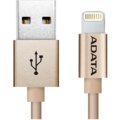 ADATA Synchronizační a napájecí kabel, USB, MFi (iPhone, iPad, iPod), 1m, zlatý