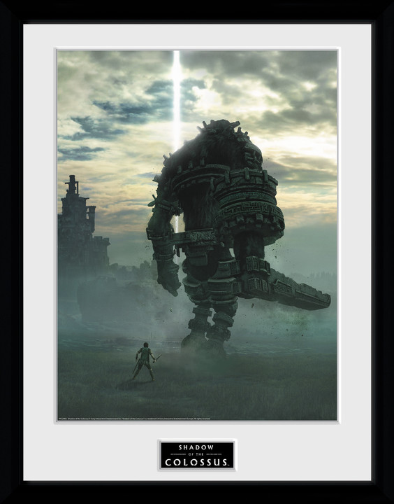 Zarámovaný plakát Shadow of the Colossus - Key Art_1409218706
