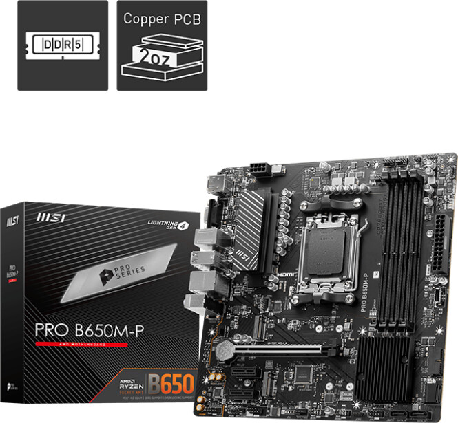 MSI PRO B650M-P - AMD B650_407345562