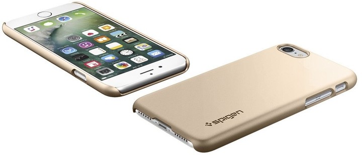 Spigen Thin Fit pro iPhone 7, champagne gold_2103199999