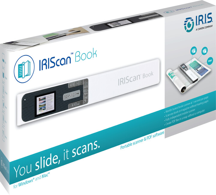 IRIS skener IRISCAN Book 5 White - přenosný skener_1177501877