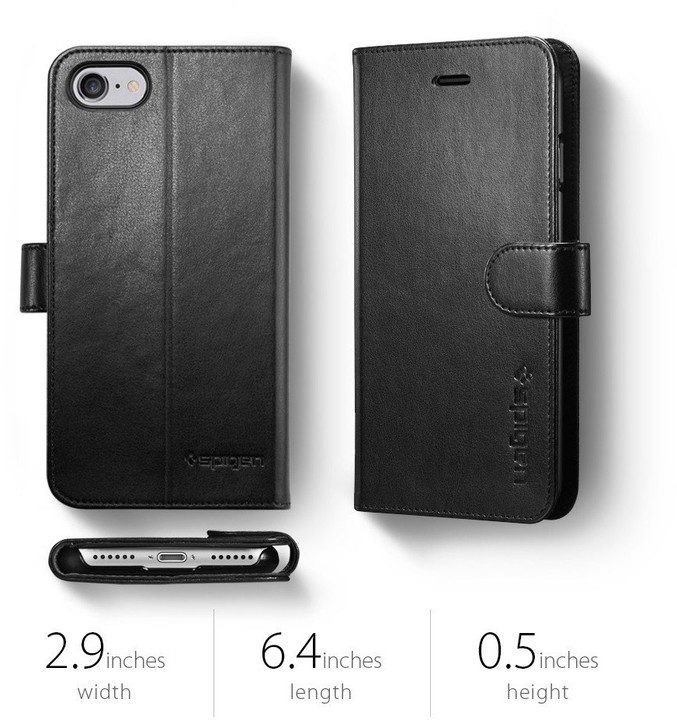 Spigen Wallet S pro iPhone 7, black_1852925506