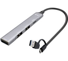 i-tec HUB USB-A/USB-C - USB 3.0 + 3xUSB 2.0 CAHUBMETALMINI4
