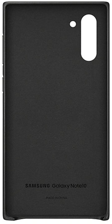 Samsung kožený zadní kryt Leather Cover pro Galaxy Note 10, černá_953333395