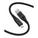 SWISSTEN datový kabel soft silicone USB-A - Lightning, 60W, 1.5m, černá