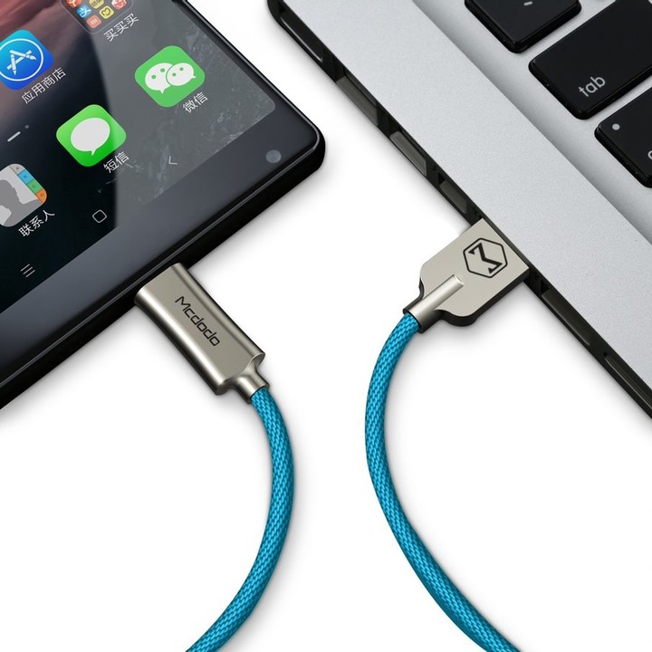 Mcdodo Knight datový kabel USB-C, 1.5m, modrá_1201270827