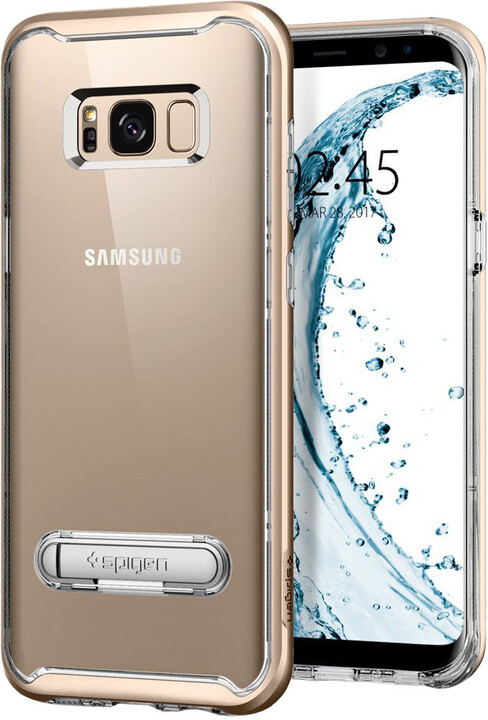 Spigen Crystal Hybrid pro Samsung Galaxy S8+, gold maple_987925234