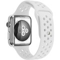 MAX silikonový řemínek MAS41 pro Apple Watch, 42/44mm, bílá_1226420240