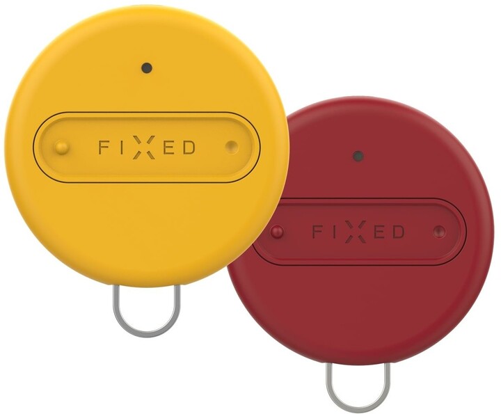 FIXED smart tracker Sense, set 2ks, žlutá + červená_2116236591