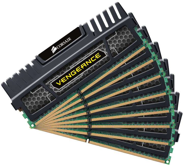 Corsair Vengeance Black 64 (8x8GB) DDR3 1866_2018899403