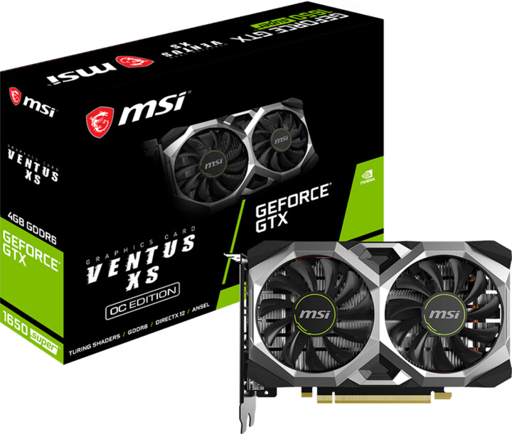 MSI GeForce GTX 1650 SUPER VENTUS XS OC, 4GB GDDR6_303811305