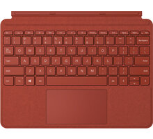 Microsoft Type Cover pro Surface Go, ENG, červená O2 TV HBO a Sport Pack na dva měsíce