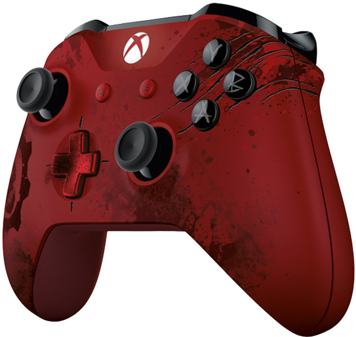 Xbox ONE S Bezdrátový ovladač, Gears of War, červený (PC, Xbox ONE)_246073360
