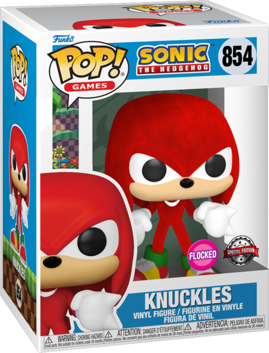 Figurka Funko POP! Sonic - Knuckles Flocked Special Edition_972471329