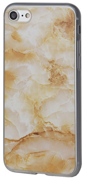 EPICO pružný plastový kryt pro iPhone 7 MARBLE - gold_1801971963