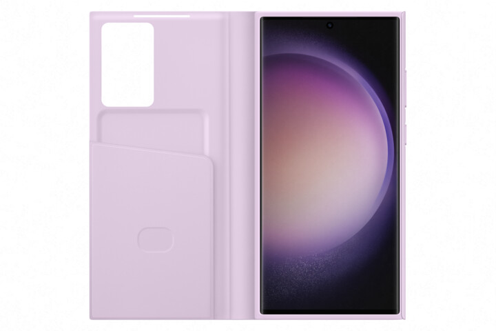 Samsung flipové pouzdro Smart View pro Galaxy S23 Ultra, fialová_1547451870