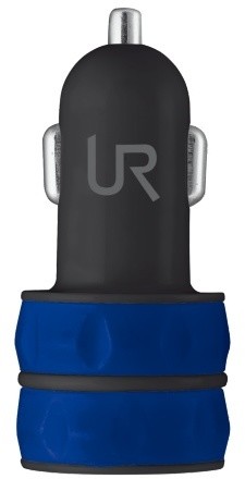 Trust USB nabíječka do auta 10W, 2xUSB 1A, modrá_2015289657