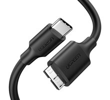 UGREEN kabel USB-C - micro USB (M/M), 1m, černá 20103
