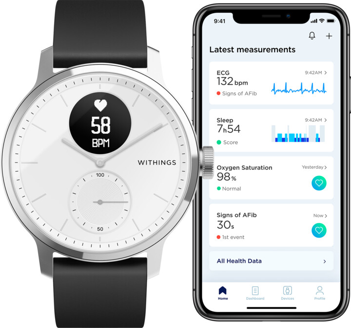 Withings Scanwatch 42mm, White_2020451718
