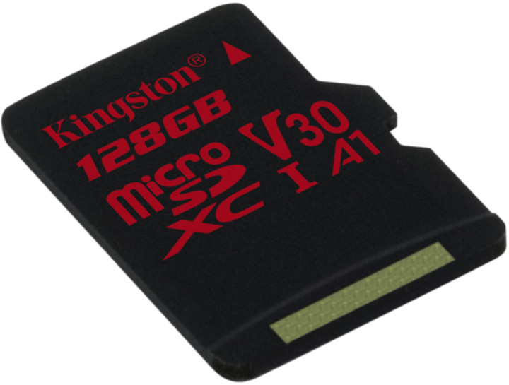 Kingston Micro SDXC Canvas React 128GB 100MB/s UHS-I U3_605405905