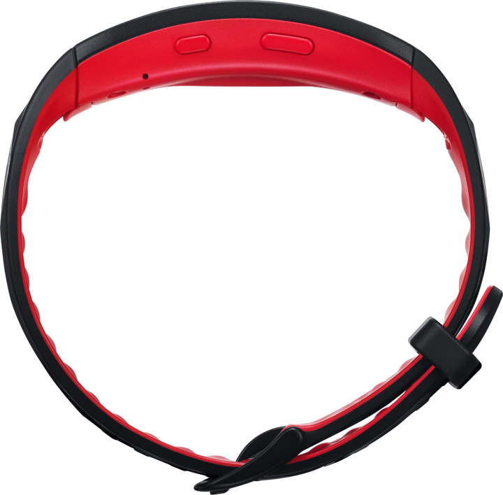 Samsung Gear Fit2 PRO, červená/černá_2041352133