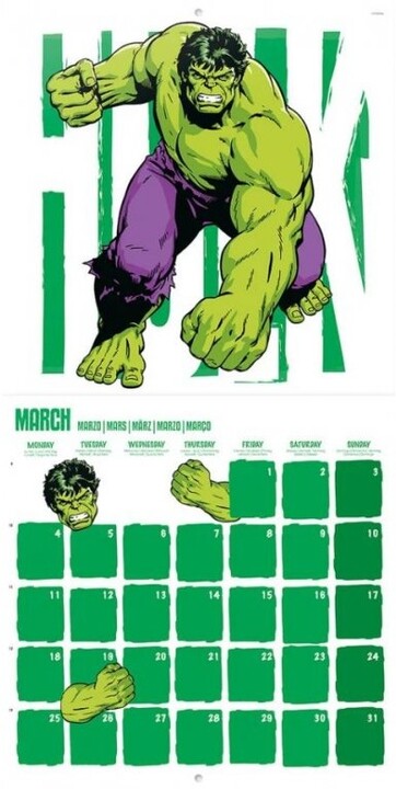 Kalendář 2024 Marvel - Comics, nástěnný_1966111522