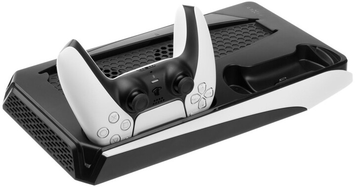 FIXED multifunkční stanice pro PlayStation 5 s chlazením a nabíjením pro dva ovladače DualSense,_1369889343