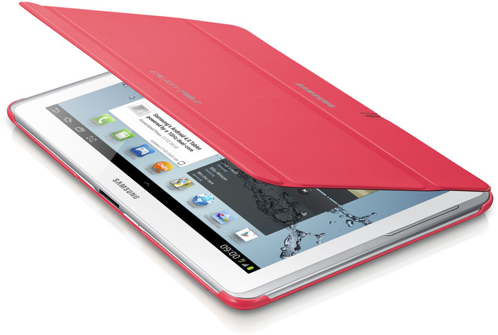 Samsung polohovací pouzdro EFC-1H8SPE pro Galaxy Tab 2, 10.1 (P5100/P5110), růžová_1578802440