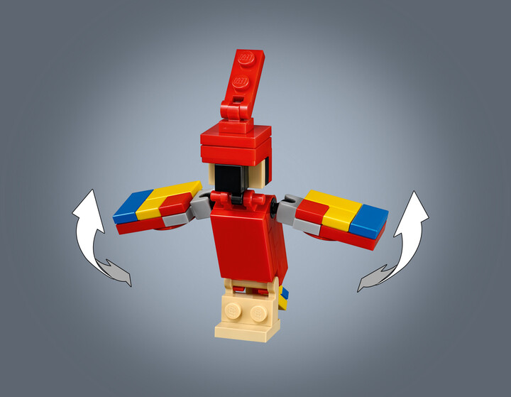 LEGO® Minecraft® 21148 Minecraft velká figurka: Steve s papouškem_1386866976